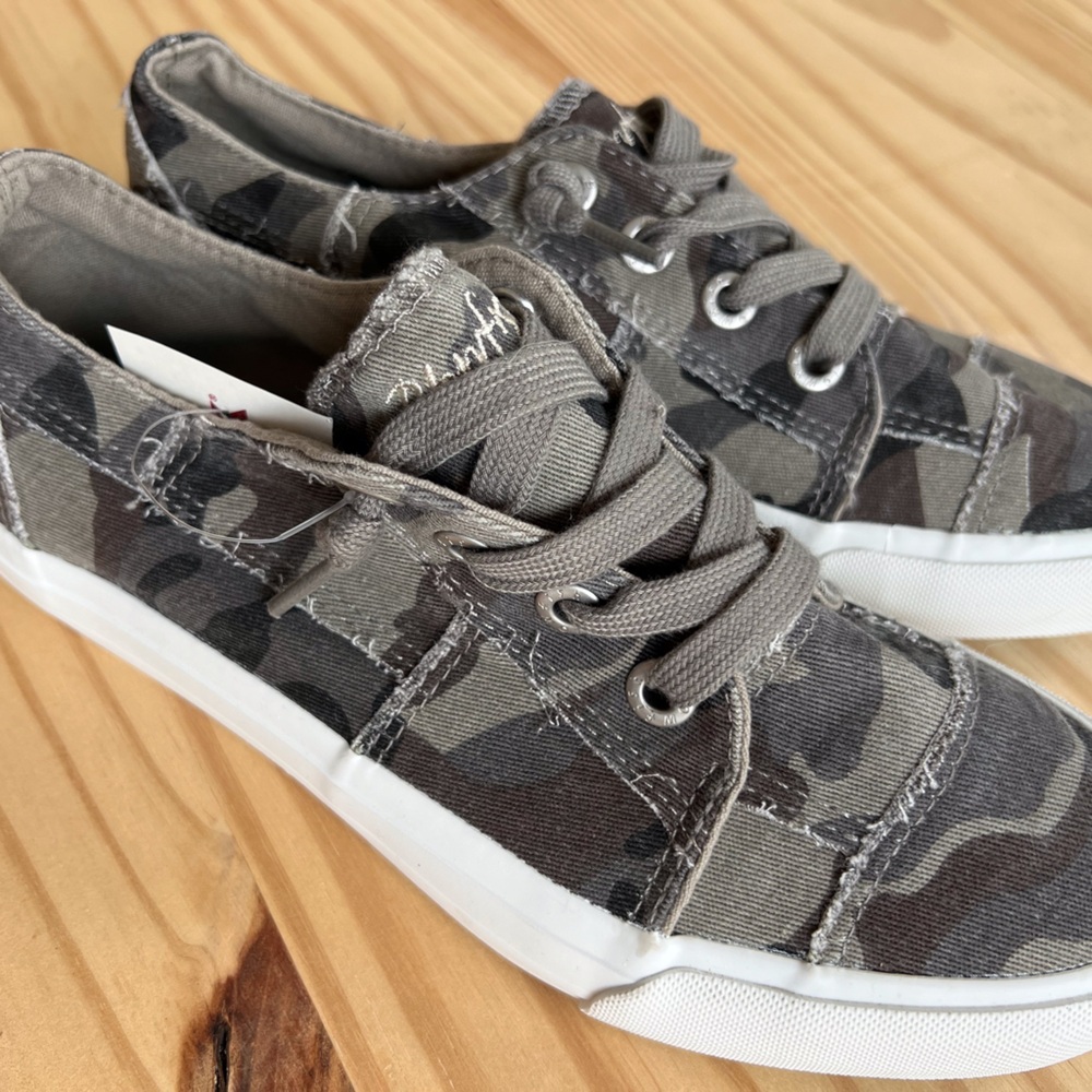 Blowfish Camouflage Canvas Sneakers